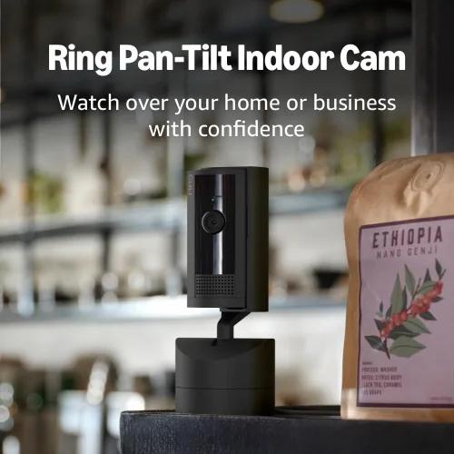 Miniatura 8 de Cámara para interiores con movimiento Ring: ve lo que pasa en tu casa o negocio con cobertura de 360°, video HD y comunicación bidireccional