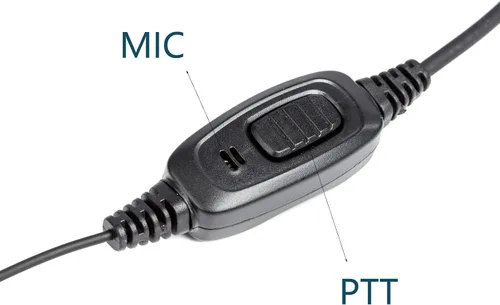 Miniatura 5 de Auricular Walkie Talkie con micrófono de un solo cable auricular de radio bidireccional para Baofeng UV-5R BF-888S Arcshell Retevis H-777 RT21 RT22