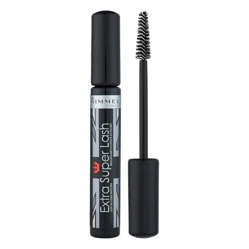 Rimmel Máscara de Pestañas Extra Super Lash, Negro, 0.27 Onza Líquida