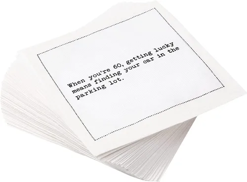 Miniatura 11 de Five Star Funny Dog Quotes Servilletas de cóctel de algodón blanco 50 servilletas de bebidas desechables de lujo con citas ingeniosas de perros