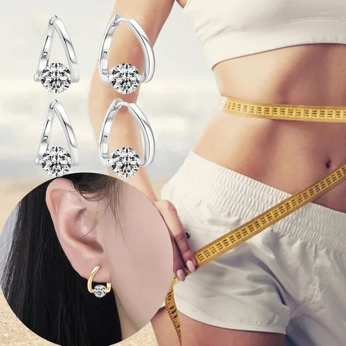 Miniatura 2 de Aretes linfáticos para mujer en Prime Yoopulse, aretes linfáticos para terapia de linfvidad, aretes de germanio, joyería de drenaje linfático