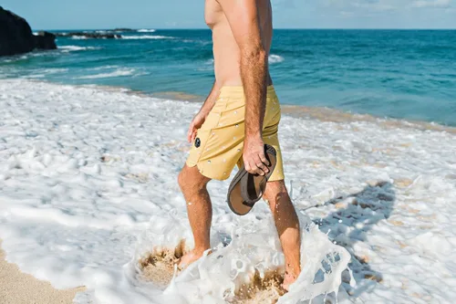 Miniatura 6 de OluKai Ohana - Sandalias de playa para hombre de secado rápido, resistentes al agua y ligeras, plantilla moldeada por compresión y ajuste cómodo