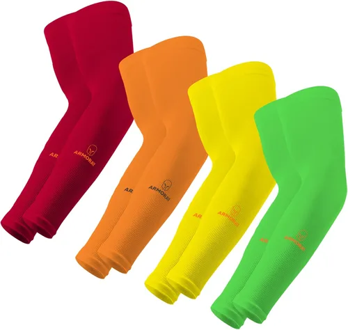 ARMORAY - Mangas de brazo para hombres o mujeres para cubrir tatuajes de enfriamiento, para practicar deportes, básquetbol, golf, fútbol