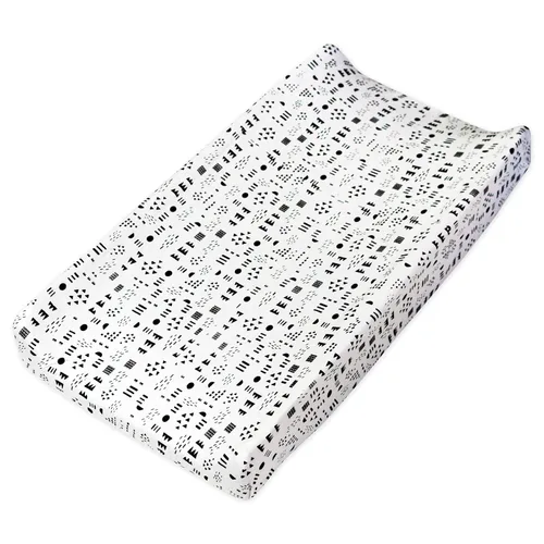 Miniatura 36 de HonestBaby Funda para cambiador de algodón orgánico unisex para bebé y pijamas para niños pequeños, azul claro (algodón terry), paquete de 1 unidad