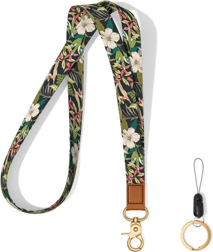 Miniatura 31 de Llavero con cordón para el cuello, llavero con correa larga para mujeres y hombres, llaves del automóvil, insignias de identificación, tarjeta