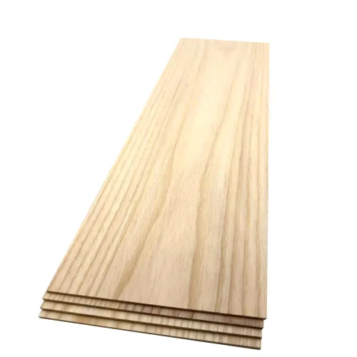 Miniatura 17 de Tablas de fresno para manualidades 1/8 x 16,5 x 38 cm (paquete de 4) Madera maciza de madera dura lista para láser