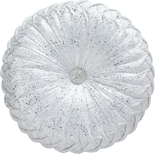 Miniatura 8 de EUCIOR Almohadas Decorativas Doradas, Almohada Circular, Almohadas Decorativas Plisadas de Calabaza Hechas a Mano, Almohadas Doradas, Almohadas