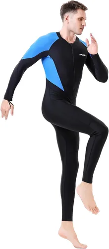Miniatura 3 de Traje de neopreno para buceo para mujeres y hombres, traje de baño del cuerpo completo, traje de baño delgado, protección UV de una pieza, secado