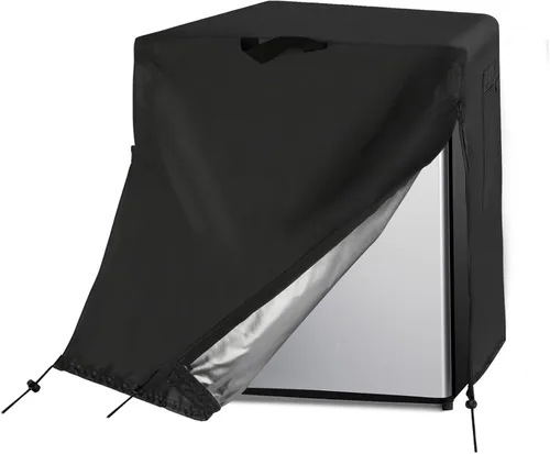 Miniatura 8 de Cubierta para refrigerador Guisong, impermeable y a prueba de polvo, protectora para congeladores verticales, adecuada para la mayoría de mini