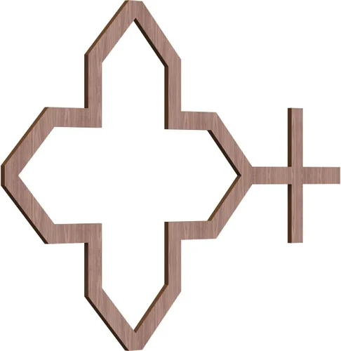 Miniatura 27 de Laird Paneles decorativos de pared de madera con calado, extra pequeños, 13/8 pulgadas de ancho x 7 3/8 pulgadas de alto x 1/4 pulgadas de alto