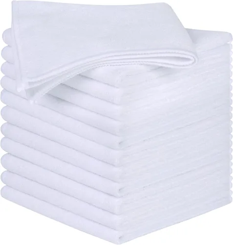 Miniatura 13 de SINLAND Paño de limpieza de microfibra súper absorbente, paños de cocina de secado rápido, sin rayas, paños de vidrio, 12 x 12 pulgadas, paquete