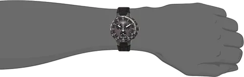 Miniatura 2 de Tissot T-Race Cycling - Caja de acero inoxidable 316L con revestimiento PVD negro reloj de cuarzo suizo negro silicona 18 T1114173744103 Negro Reloj