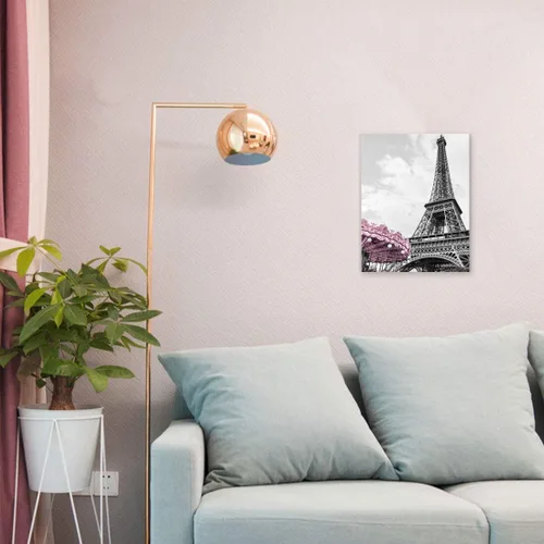 Miniatura 3 de Decoración de pared de la Torre Eiffel de París para dormitorio de niñas, fotos de baño en blanco y negro, decoración de pared para paredes, arte