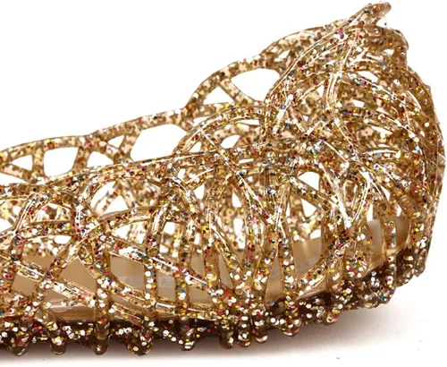 Miniatura 2 de Domucos - Sandalias planas de goma deslizantes para mujer, mocasines huecos