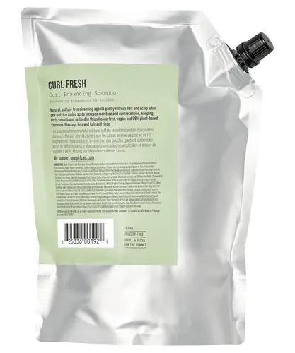 Miniatura 2 de AG Care Curl Fresh Champú hidratante con aminoácidos de guisantes y arroz, champú para rizos para limpiar el cuero cabelludo y retener la humedad