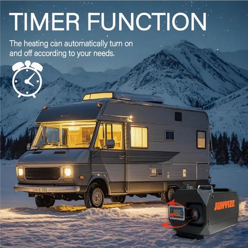 Miniatura 4 de Calentador diésel de 12 V y 8 KW, calentador de aire diésel todo en uno, calentador diésel portátil con monitor LCD y control remoto para tienda