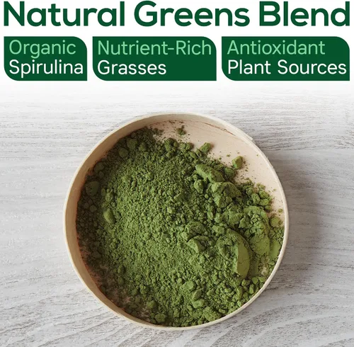 Miniatura 3 de Boost UltraGreens Super Greens Powder - Espirulina orgánica, pastos y antioxidantes Superalimento premium para energía diaria Desintoxicación