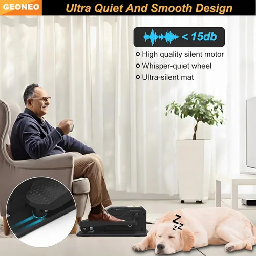 Miniatura 4 de Under Desk Elliptical Machine, Electric Elliptical Leg Exerciser for Senior, Quiet and Compact Electric Seated Pedal Exerciser for Home with