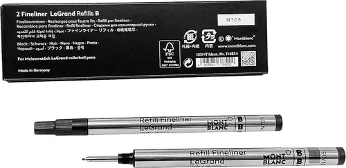 Miniatura 2 de Montblanc Recambios FL LEGRAND B 2x1 Mystery Black 114834, Contemporáneo