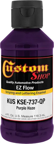 Miniatura 13 de Custom Shop KSE757-QP Triple Black - Pintura esmaltada EZ Flow a rayas y letras – 4 onzas Triple negro