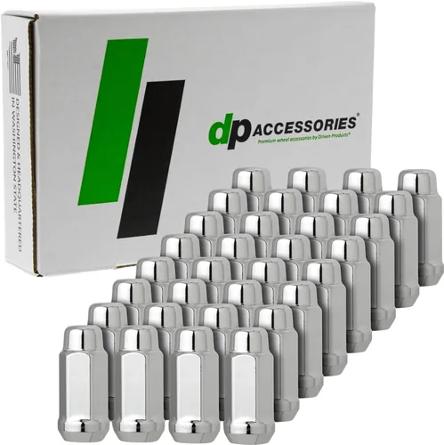 Miniatura 8 de DPAccessories Tuercas negras 1/2-20 para ruedas de posventa, extremo cerrado XL Bulge Bellota, 1.890 in (1.9 pulgadas) de alto, 0.748 in