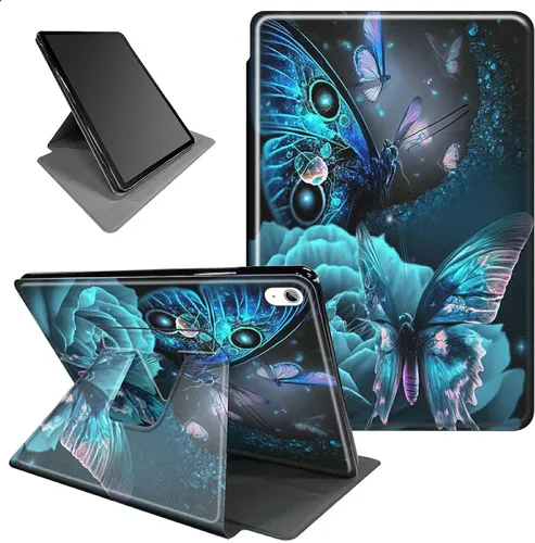 Miniatura 150 de Funda para iPad mini 6 para iPad mini 6ª generación 8.3 pulgadas 2021 360 grados giratorio soporte ligero cubierta inteligente protectora