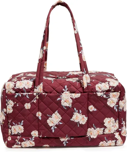 Miniatura 5 de Vera Bradley Bolsa de viaje grande de sarga de rendimiento para mujer, Floraciones y ramas