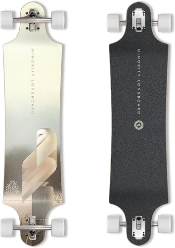 Miniatura 11 de MINORITY Patineta Longboard de arce para pendientes plataforma de 40 pulgadas Hecha para andar