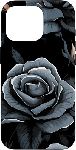 Miniatura 20 de Black Rose Floral Flower Case for iPhone 16