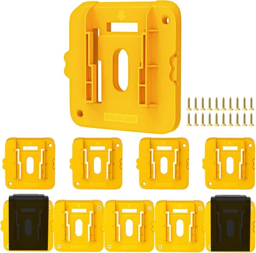 Miniatura 11 de Soporte de montaje de batería compatible para baterías Makita de 18V, colgador de montaje en pared para BL1860 BL1850 BL1840 BL1830, organiza tu