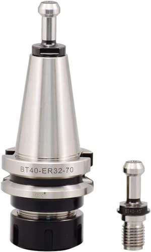 Miniatura 3 de US Stock 4 piezas de precisión equilibrada BT40-ER32-70 portaherramientas G2.5/25000 RPM BT40 Perillas de retención ER32 tuercas de pinza incluidas