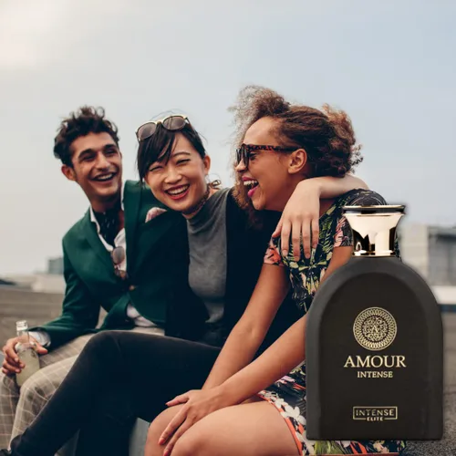 Miniatura 5 de INTENSE ELITE Amour Intense - Perfume de larga duración para mujeres y hombres, 3.4 fl oz (3.4 onzas), Eau De Parfum con Pimento, Rosa y Azafrán