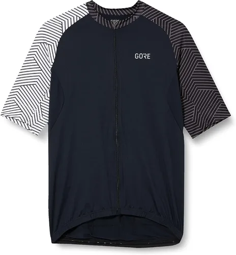GORE WEAR Camiseta de ciclismo de manga corta para hombre, C5, color azul esferablanco