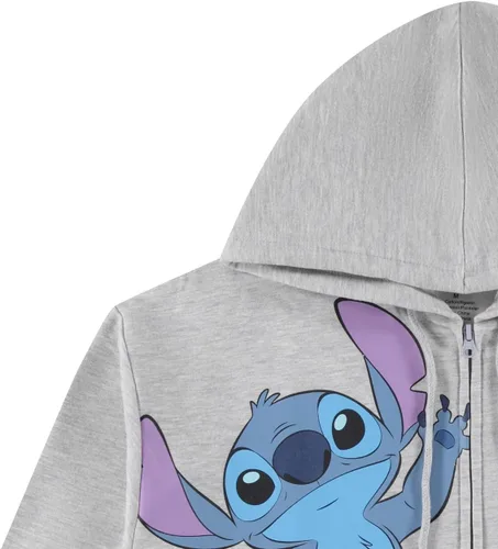 Miniatura 3 de Disney Sudadera con capucha Lilo and Stitch para mujer, diseño clásico de Lilo y Stitch