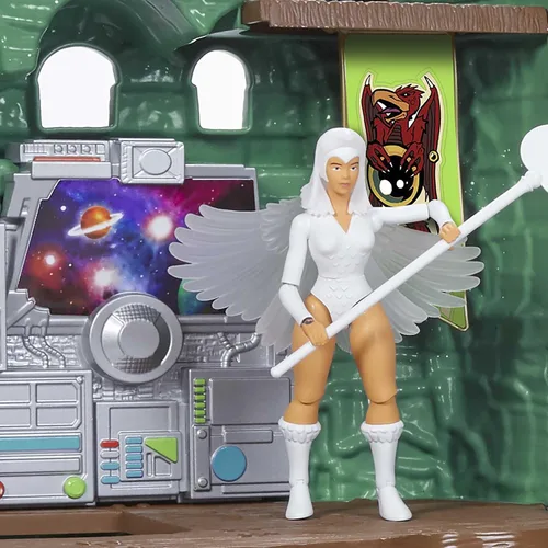 Miniatura 5 de Masters of the Universe Mattel Masters of the Universe Origins Set de Juego y Figura de Acción, Castillo de Grayskull con Hechicera, Juguetes MOTU
