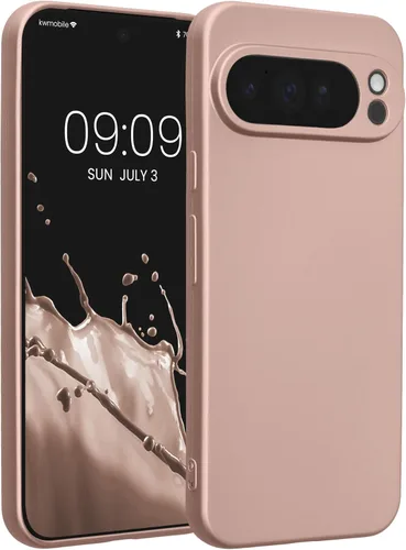 Miniatura 137 de kwmobile Funda compatible con Google Pixel 9 Pro - Funda protectora delgada de TPU para teléfono - Acabado mate suave - Negro mate