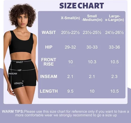 Miniatura 6 de HIGHDAYS Paquete de 2 pantalones cortos de elastano para mujer, 3 pulgadas de cintura alta, pantalones cortos de gimnasio suaves para yoga, baile