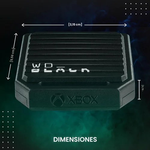 Miniatura 2 de WD_Black Tarjeta de expansión de almacenamiento C50 de 512 GB, con licencia oficial para Xbox, reanudación rápida, Plug & Play, expansión NVMe SSD