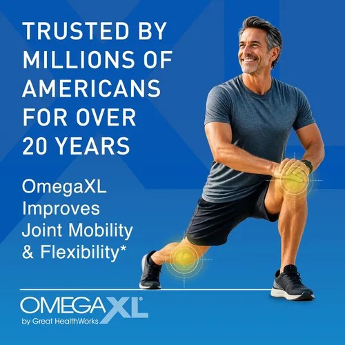 Miniatura 7 de OmegaXL Potente suplemento de apoyo para articulaciones y músculos (60 unidades) y Probiótico XL - PreforPro, DE111, estable en estante - Promueve