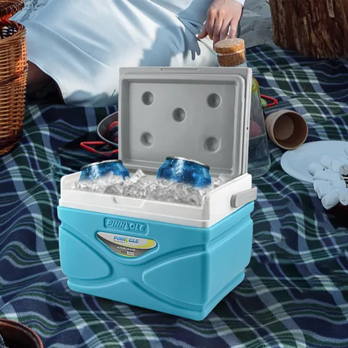 Miniatura 7 de Enfriador de pícnic – Enfriador duro de 4.5 litros – Coolbox mantiene el contenido fresco durante 48 horas – Enfriador exterior sin BPA – Enfriador