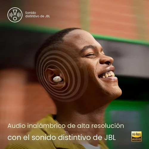 Miniatura 5 de JBL Live Buds 3 - Auriculares tipo bolígrafo inalámbricos genuinos con cancelación de ruido, 40 horas totales de reproducción, carga inalámbrica, 6