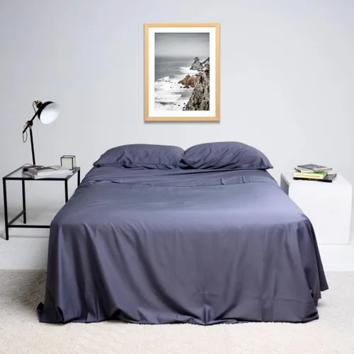 Miniatura 11 de THE LAD COLLECTIVE Juego de ropa de cama 2.0 – Juego de sábanas y fundas de almohada de 4 piezas, mezcla de algodón personalizada, suave, cómodo