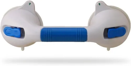 NOVA Medical Products Barra de agarre de succión, fácil de poner y quitar, riel de apoyo y asistencia para baño o ducha, barra de agarre de 12