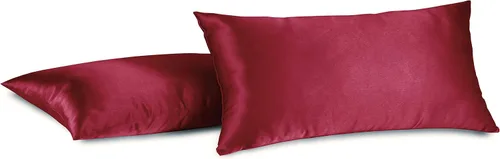 Miniatura 4 de Creativa y colorida brillante satin de imitación / Funda de Almohada, Multicolor
