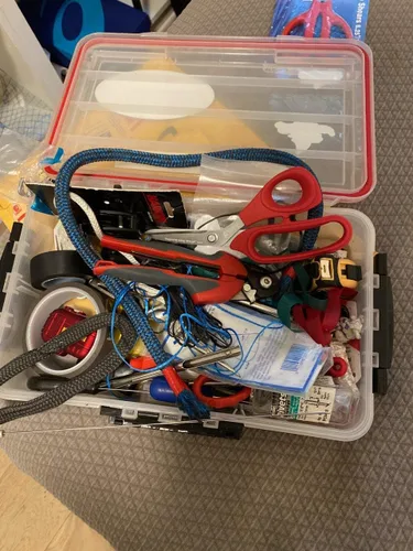 Miniatura 5 de Ascend Tools Tijeras de acero al carbono de 8 pulgadas - Kevlar, Dyneema, Vectran, Spectra, Technora, Nomex, Innegra, Dacron, fibra de vidrio, fibra