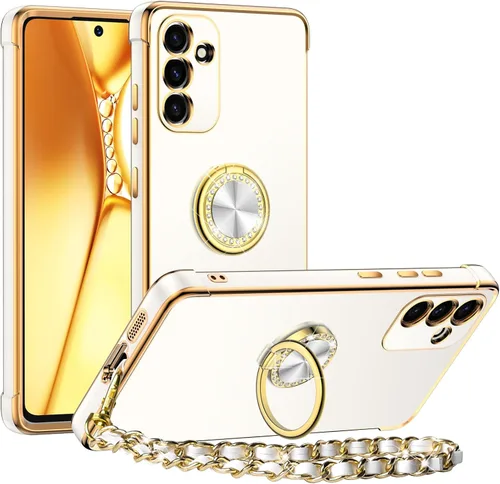 Miniatura 13 de Miss Arts Funda para Samsung Galaxy S22 Ultra con Soporte, Funda Galaxy S22 Ultra con Soporte de Anillo Kickstand, para Mujeres y Niñas, Bonita