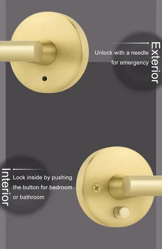 Miniatura 5 de Goldenwarm - Paquete de 1 picaporte negro inactivo de una sola cara, con tirador de puerta de extracción mate, resistente, para armario o despensa