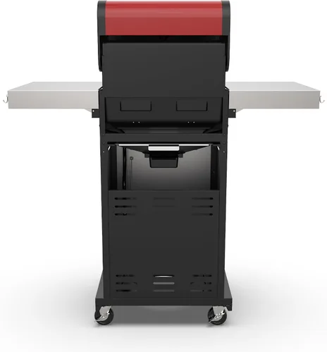 Miniatura 13 de Permasteel Parrilla de gas propano de 2 quemadores, parrilla de barbacoa con mesas laterales plegables y ganchos para herramientas, perfecta