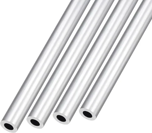 Miniatura 11 de METALLIXITY Tubo de aluminio 6063 (0.118 in de diámetro exterior x 0.079 in de diámetro interior x 11.811 in de largo), 4 piezas, tubo redondo