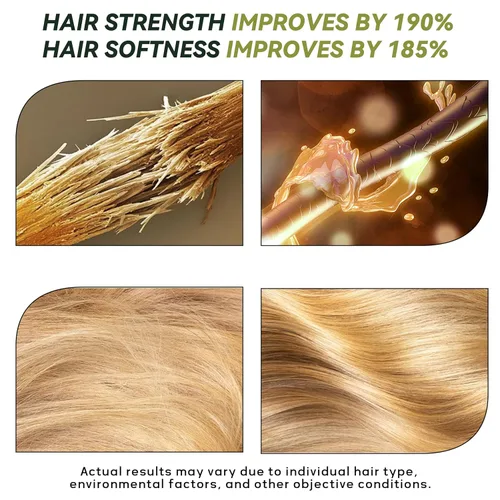 Miniatura 7 de Hidratar acondicionador suave para cabello seco dañado, tratamiento botánico de reparación de unión nutre la mascarilla para cabello quebradizo